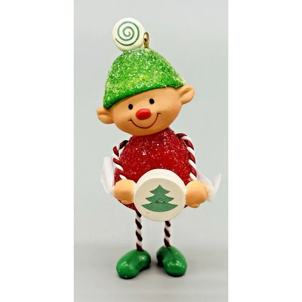 Hallmark Keepsake Mistletoe Frog Little Reindeer Moose Sweet Treat‎ Elf Lot of 4